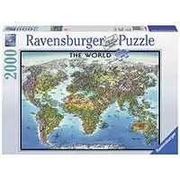 Kliknite za detalje - Ravensburger Puzle 2000 delova - Geografska karta sveta 16683