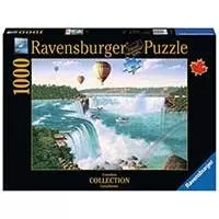 Kliknite za detalje - Puzzle 1000 delova - Nijagarini vodopadi - Ravensburger 19871