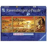 Kliknite za detalje - Puzzle 1000 delova - Afrika - Ravensburger Triptychon 19836