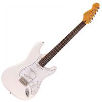 Kliknite za detalje - Električna gitara Vintage V6JMH Reissued Olympia White Fillmore