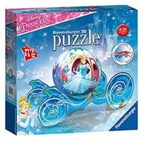 Kliknite za detalje - 3D Puzle Pepeljugina kočija - Ravensburger 11823