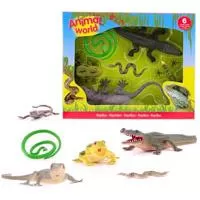 Kliknite za detalje - Divlje životinje Reptili Figurice 6kom. Animal World 26788