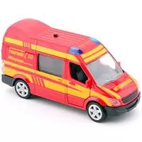 Kliknite za detalje - Vatrogasni kombi sa zvučnom i svetlosnom signalizacijom 1:43 26984