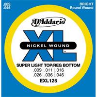 Kliknite za detalje - D Addario Set žica za električnu gitaru Super Light 9-46 EXL125