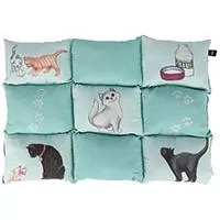 Kliknite za detalje - Jastuk za mačke Patchwork Mint Trixie 37075