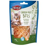 Kliknite za detalje - TRIXIE Hrana za mačke Pileći fileti CHICKEN FILET BITES 50gr