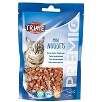 TRIXIE Hrana za mačke PREMIO Komadići tuna-piletina Trainer Snack Mini Nuggets 50gr