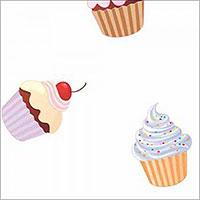 Mušema za kuhinjski sto - Cupcakes 100x140cm
