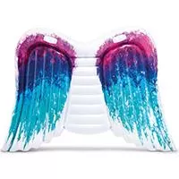 Dušek za vodu Angel Wings Intex 58786 - Nova kolekcija Intex dušeka je stigla i kod nas. Pored toga što su prepoznatljivi po svom kvalitetu, odlikuje ih vrlo intersantan dizajn. Intex Angel Wings 58786 dolazi u obliku anđeoskih krila. Dimenzije 251 x 160 cm.