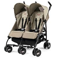 Kliknite za detalje - PEG PEREGO Kolica za blizance PLIKO MINI CLASSICO TWIN Class Beige