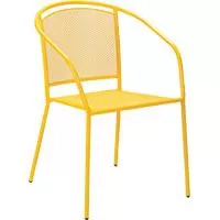 Kliknite za detalje - Baštenska Stolica Steel Mesh Arko Yellow