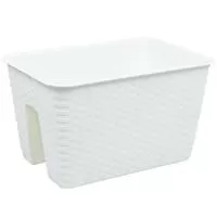 Kliknite za detalje - Prosperplast Balkonska saksija Ratolla Rail White DRLB400-S449