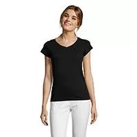 Kliknite za detalje - Sols Ženska majica V izrez Moon Black veličina 3XL 11388