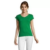 Kliknite za detalje - Sols Ženska majica V izrez Moon Kelly Green veličina 3XL 11388