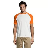 Kliknite za detalje - Sols Muška majica Funky white/orange veličina XL 11190