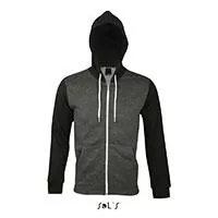 Kliknite za detalje - Sols Uniseks dukserica Silver charcoal/black veličina L 47700