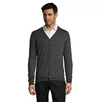 Kliknite za detalje - Sols Muški džemper na kopčanje Griffith Charcoal veličina 3XL 01715