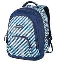 Kliknite za detalje - TARGET 2 u 1 - Ranac za školu JUMP Navy Stripes 26301