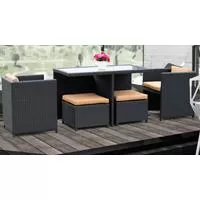 Kliknite za detalje - Složiva baštenska garnitura Tenso Brown
