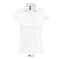 Kliknite za detalje - Sols Ženska pamučna polo majica Prescott White veličina S 11376