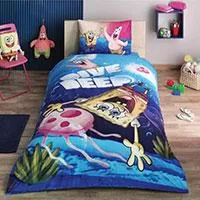 Kliknite za detalje - Dečija pamučna posteljina Sponge Bob Dive Deep