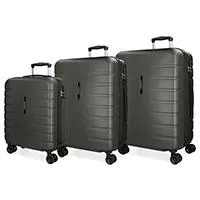 Kliknite za detalje - Koferi Movom Turbo Dark Grey Set 55cm-69cm-79cm 58294