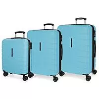 Kliknite za detalje - Koferi Movom Turbo Sky Blue Set 55cm-69cm-79cm 58294