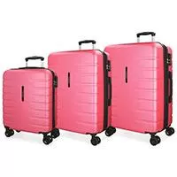 Kliknite za detalje - Koferi Movom Turbo Pink Set 55cm-69cm-79cm 58294