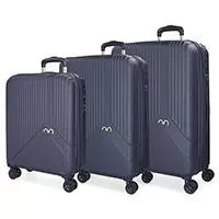 Kliknite za detalje - Koferi Movom Trendy Navy Set 55cm-67cm-76cm 58194