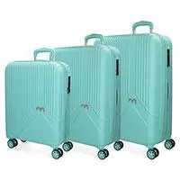 Kliknite za detalje - Koferi Movom Trendy Turquoise Set 55cm-67cm-76cm 58194