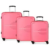 Kliknite za detalje - Movom ABS Koferi Flash Pink Komplet 55cm-69cm-79cm 58394