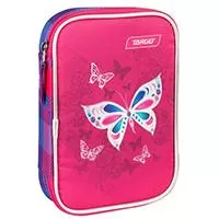 Kliknite za detalje - TARGET Multy Pencile Case - Pernica puna BUTTERFLY Pink 21846