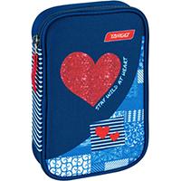 Kliknite za detalje - TARGET Multy Pencile Case - Pernica puna RED DENIM HEART 21842