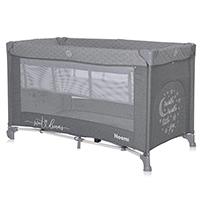 Lorelli Putni krevetac sa 2 nivoa Noemi 2 Cool grey star 10080552216