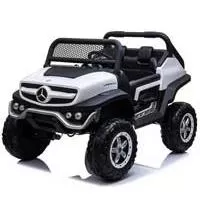 Kliknite za detalje - Dečiji automobil na akumulator Mercedes Unimog Beli