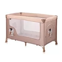 Kliknite za detalje - LORELLI Prenosivi krevetac SAN REMO 1 nivo Beige Cool Cat