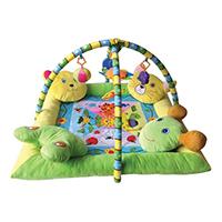 LORELLI Podloga za igru WITH 4 PILLOWS Green