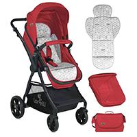 Kliknite za detalje - LORELLI Kolica za bebe STARLIGHT Red