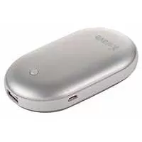 Kliknite za detalje - Xwave Powerbank Eksterna baterija 5200mAh Warm up 52 Silver Sa grejačem ruku