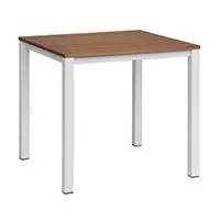 Baštenski sto Mediteraneo 80x80 beli - Izuzetno kvalitetan i stabilan baštenski sto evropskog proizvođača Chi Chairs od metala i tikovine.
