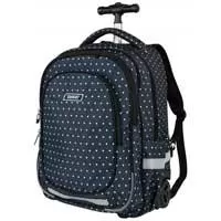 Kliknite za detalje - Target Trolley Ranac sa točkićima Dots Black 21949