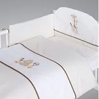 Kliknite za detalje - KLUPS Posteljina za bebe SET 5 delova GIRAFFE C-5/H173
