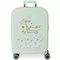 Kliknite za detalje - ENSO Kabinski ABS kofer 55cm Beautiful Day mint 95191
