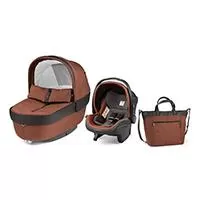Kliknite za detalje - PEG-PEREGO Set modular korpa-autosedište-torba za mamu ELITE Terracotta