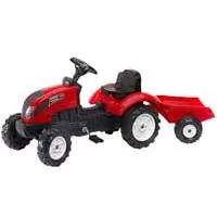 Kliknite za detalje - Dečiji traktor na pedale sa prikolicom Falk Toys 2058J
