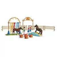 Kliknite za detalje - Schleich Figure Konji - Poni trening 42481