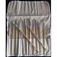 Kliknite za detalje - Komplet Od 18 Slikarskih Četkica Sa Futrolom - Pop Brush