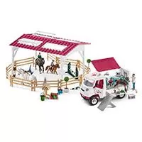 Kliknite za detalje - Schleich Figure Konji - Škola jahanja i mobilna veterinarska ambulanta 72121