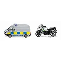 Kliknite za detalje - SIKU Set Policijski kombi i motor - Police Set 1655SP