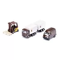 Kliknite za detalje - SIKU Set vozila - UPS Logistics set 6324